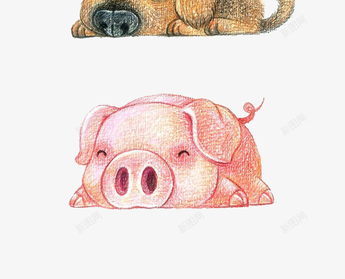 卡通十二生肖png免抠素材_新图网 https://ixintu.com 儿童插画 十二生肖 卡通 可爱 插画 童话插画