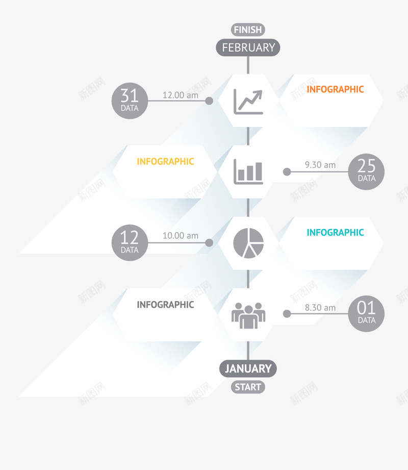 PPT信息图表png免抠素材_新图网 https://ixintu.com PPT信息 PPT信息图表 信息图表 创意图表 历程 商务信息图表 大事记 大事记墙 时间线 时间表 时间轴 矢量PPT 科技