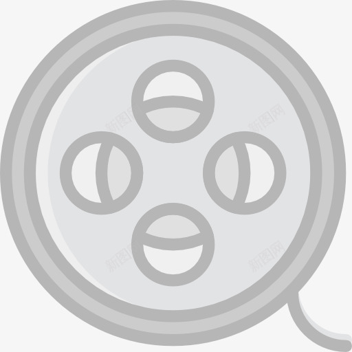 电影卷图标png_新图网 https://ixintu.com 娱乐 技术 接口 杂 电影 电影卷 电影胶片 视频播放器
