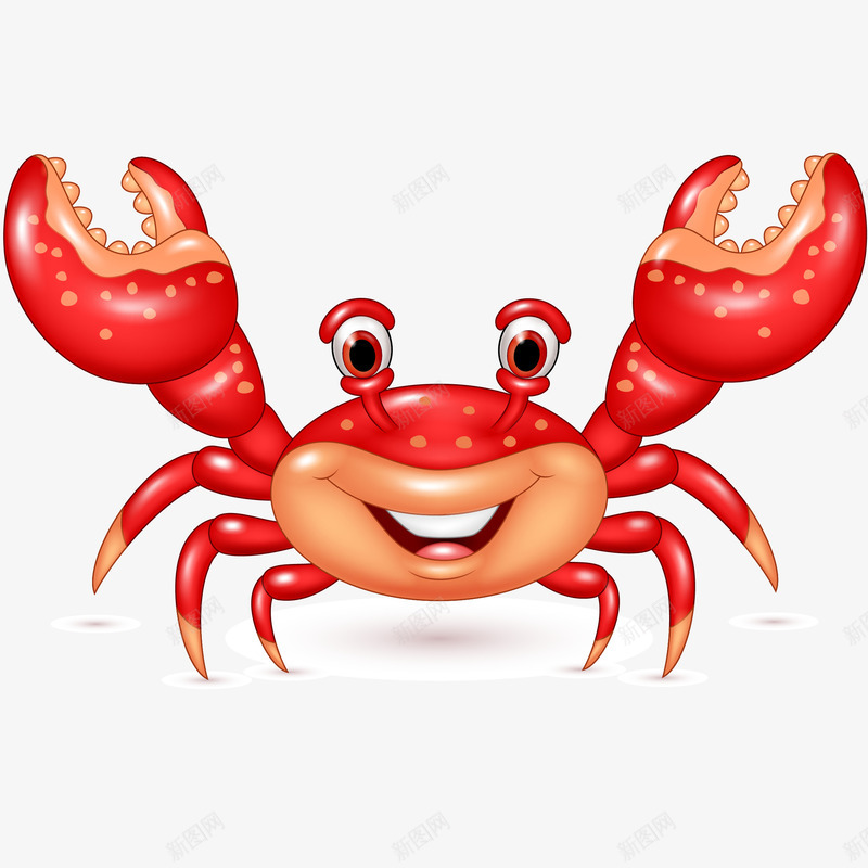 可爱卡通螃蟹插画可爱卡通螃蟹插矢量图ai免抠素材_新图网 https://ixintu.com 乐趣 免抠PNG 可爱卡通螃蟹插画 可爱卡通螃蟹插画可爱卡通螃蟹插画免费下载 大闸蟹 海产 螃蟹 矢量图