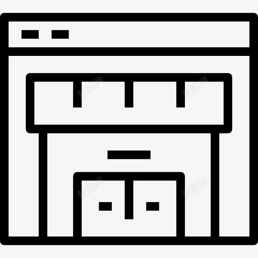 网上商店图标png_新图网 https://ixintu.com 市场 建筑物 显示器 浏览器 电子商务 网上商店 计算机 购物 超市