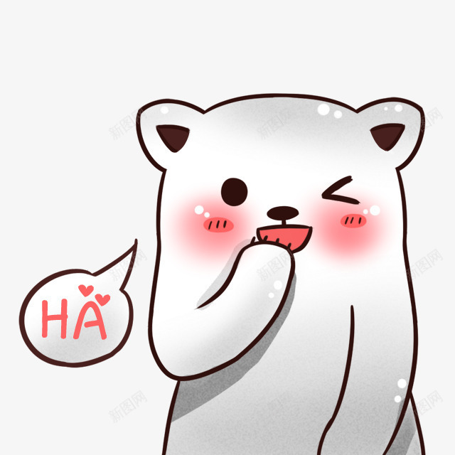 哈卡通小猫咪png免抠素材_新图网 https://ixintu.com 卡通 小猫咪