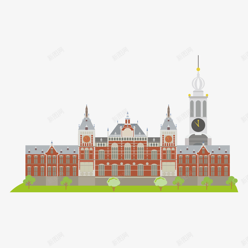 荷兰建筑旅游景点元素矢量图ai免抠素材_新图网 https://ixintu.com 免抠 城市大楼 建筑 建筑剪影 建筑设计轮廓 房地产 插画 旅游景点 荷兰 高楼 高楼大厦 矢量图
