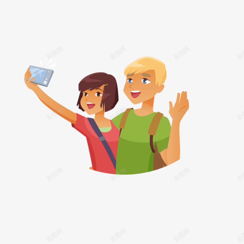 自拍的情侣png免抠素材_新图网 https://ixintu.com 女生 男生 自拍 自拍的情侣