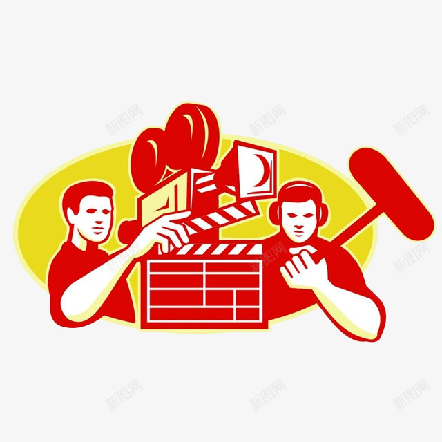 卡通电影工作人员png免抠素材_新图网 https://ixintu.com 卡通 卡通人物 场记牌 工作人员 摄像 电影 电影业 电影院 设计