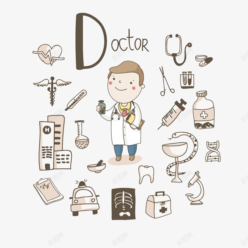 doctor图标png_新图网 https://ixintu.com 专家 专家团队 医生 图标 插画 牙齿 高清免扣素材