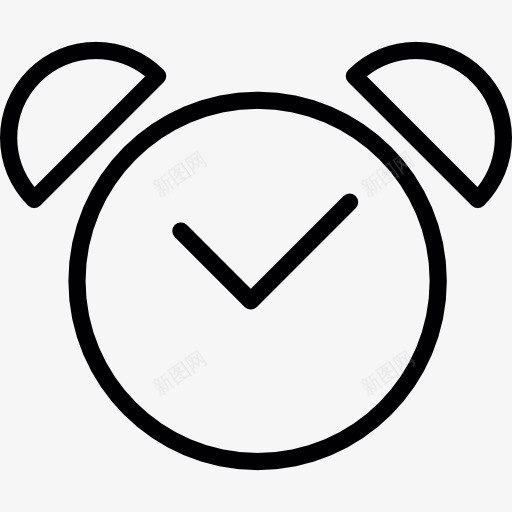 报警铃钟图标png_新图网 https://ixintu.com 工具和器具 手表 时钟 时间 计时器 醒来 闹钟