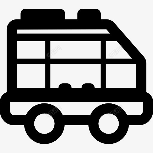大篷车图标png_新图网 https://ixintu.com 交通 度假 旅行 汽车 节日 车轮 运输