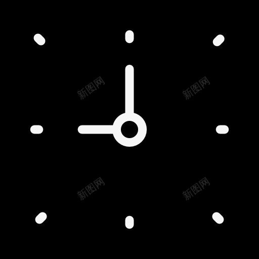 时钟图标png_新图网 https://ixintu.com 工具 工具和用具 广场 手表 时钟 时间