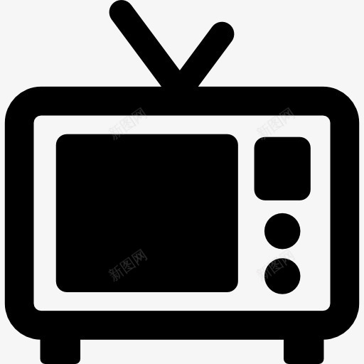 电视天线图标png_新图网 https://ixintu.com 娱乐 影视 技术 电视 程序