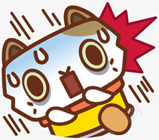 卡通小猫png免抠素材_新图网 https://ixintu.com 卡通 小猫 惊吓