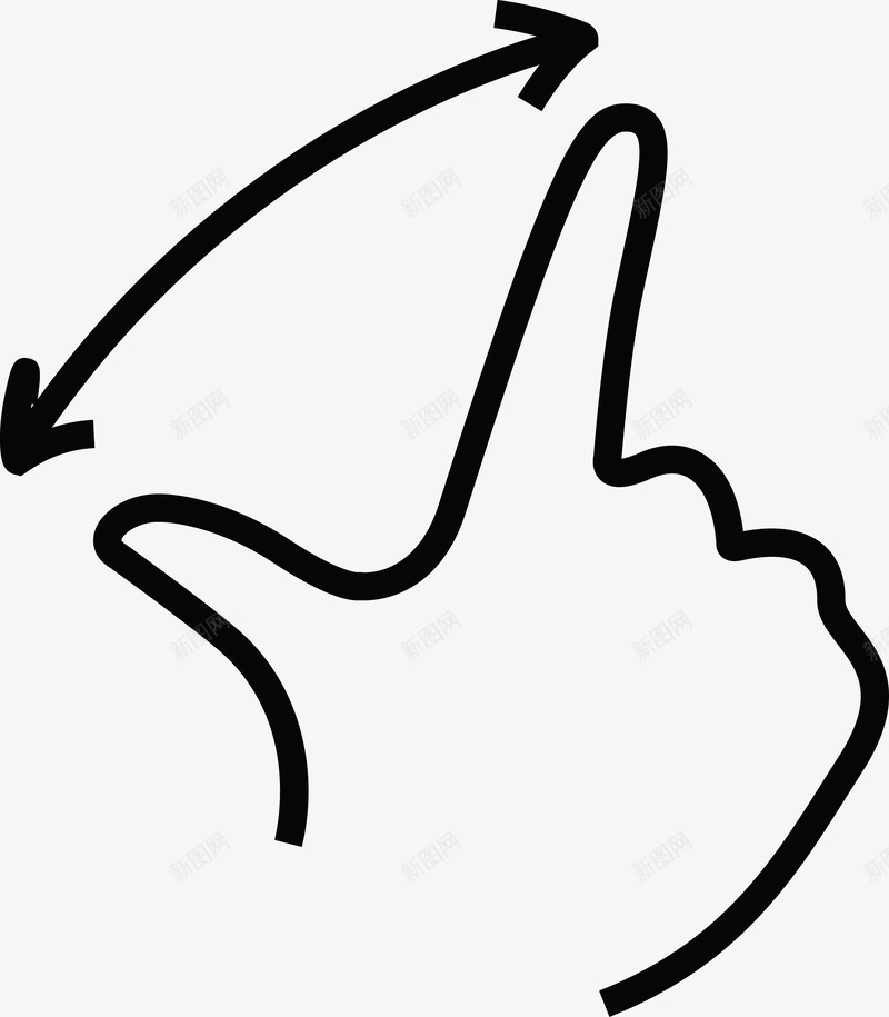 触屏手势图图标png_新图网 https://ixintu.com touch touch手势 图标 手势 手势图标 手指 滑动 点击 触屏 触屏手势 高科技