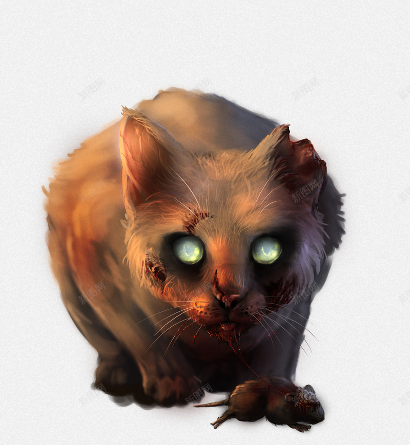 恐怖的生化猫png免抠素材_新图网 https://ixintu.com png素材 恐怖 恐慌 手绘 生化武器 电脑手绘 科技 老鼠
