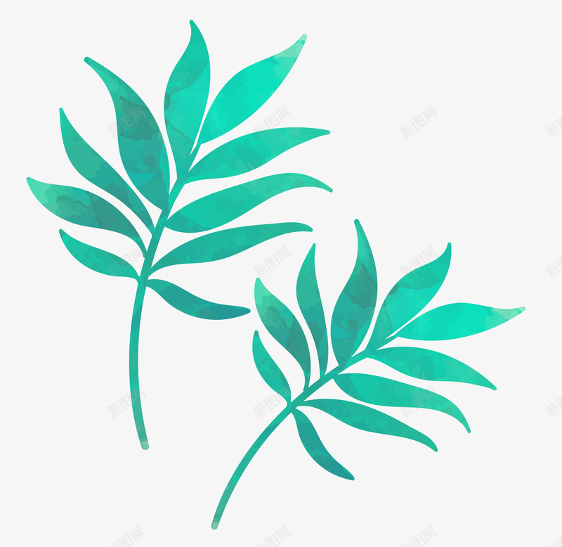 扁平化小树叶矢量图eps免抠素材_新图网 https://ixintu.com ppt叶子 卡通装饰树叶 图案装饰叶子 简单萌叶子 简约插画小叶子 绿色可爱的叶子 矢量图