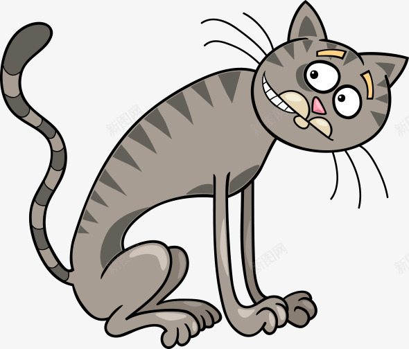 可爱猫咪瘦小png免抠素材_新图网 https://ixintu.com 可爱 猫咪瘦小