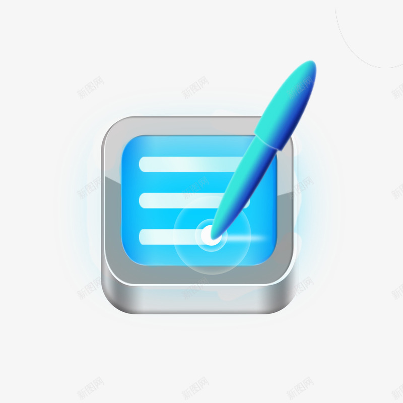 3d图标png_新图网 https://ixintu.com 3d图标 3d图标免费下载 psd 商务PPT图标 小图标 手写 画笔 矢量画笔插画免抠PNG元素 科技 触摸笔 黑色