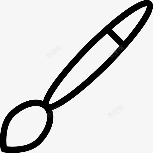 油漆刷图标png_新图网 https://ixintu.com 刷 刷子 器皿 工具 油漆 油漆刷 画家 界面 绘画 艺术 艺术与设计 艺术家