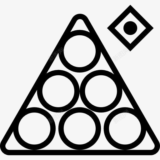 池图标png_新图网 https://ixintu.com 体育 台球 娱乐 对象 棒 游泳池