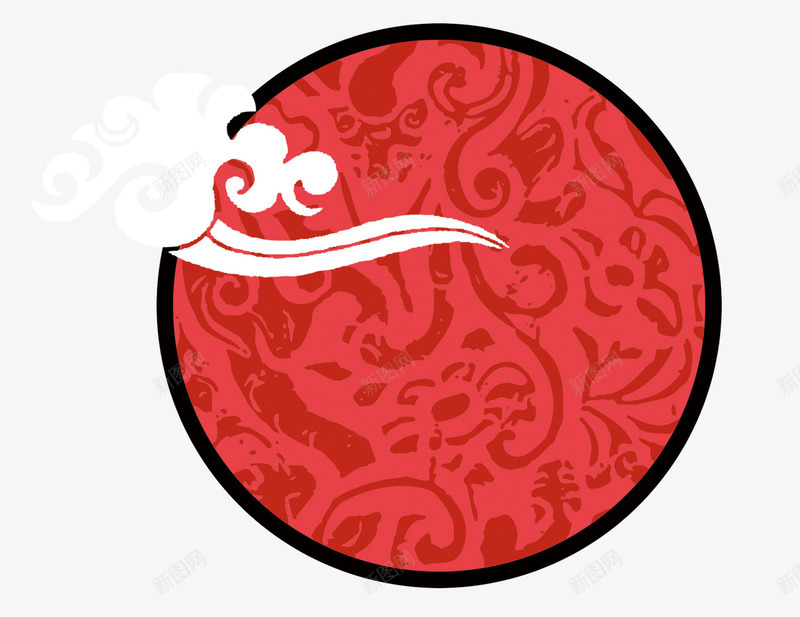 月亮祥云七夕情人节png免抠素材_新图网 https://ixintu.com 七夕 中秋节 古风 情人节 月亮祥云