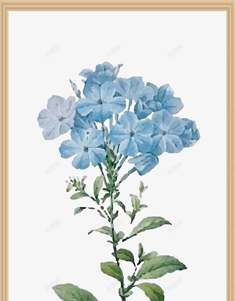 创意水彩花卉装饰插画png免抠素材_新图网 https://ixintu.com 北欧风格 无框画 植物花卉 水彩花卉 花卉 装饰画