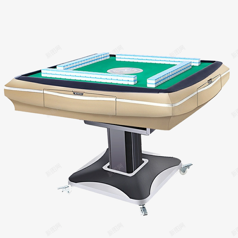 带滚轮棋牌室桌实物png免抠素材_新图网 https://ixintu.com 产品海报 娱乐桌 方便移动 棋牌娱乐 麻将桌 麻将桌图 麻将牌
