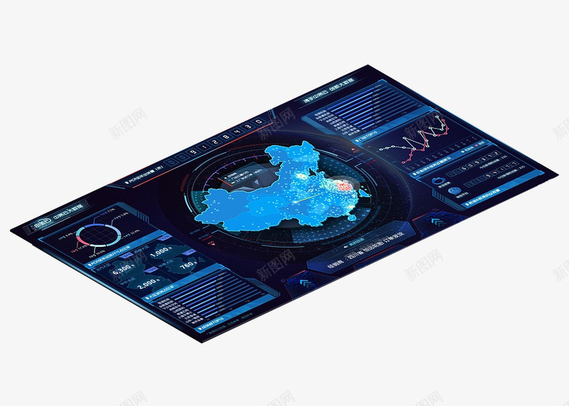 科技触摸屏png免抠素材_新图网 https://ixintu.com 地球 展示 平面 科幻 科技 触摸 键盘