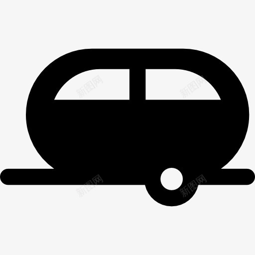 活动房屋图标png_新图网 https://ixintu.com 冒险 拖车 汽车 车辆 运输 露营