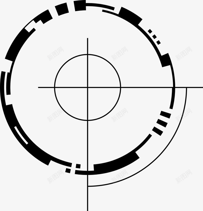 水彩卡通瞄准器png免抠素材_新图网 https://ixintu.com 创意 卡通 图案 手绘 水彩 瞄准器 笔刷 设计