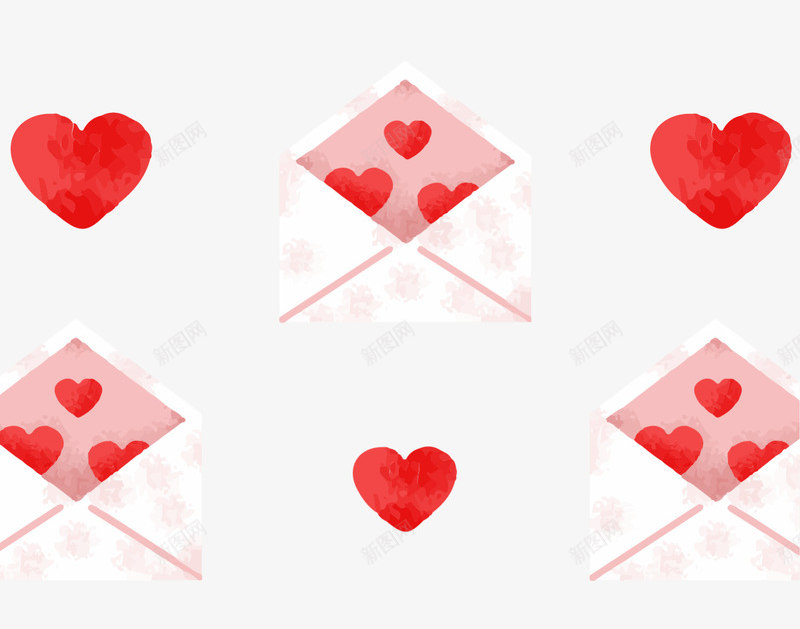 情人节红色情书背景png免抠素材_新图网 https://ixintu.com LOVE 婚庆 情书背景 情人节 浪漫 爱心 爱情