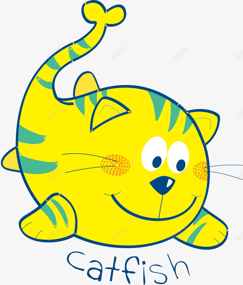 可爱小猫咪矢量图ai免抠素材_新图网 https://ixintu.com 创意 卡通 可爱 小猫咪 彩色的 手绘的 海报 矢量图