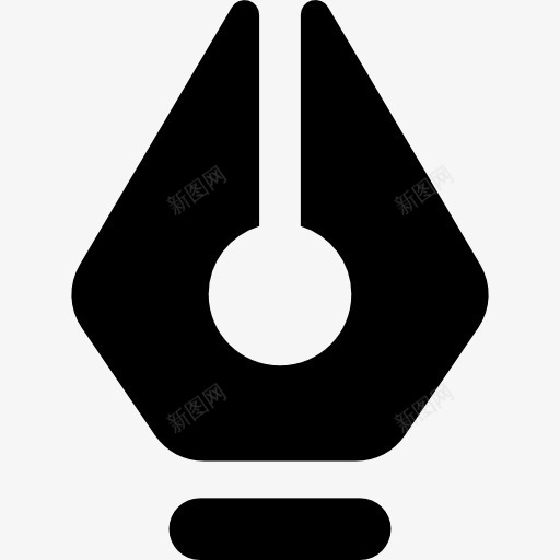 笔尖图标png_新图网 https://ixintu.com 书写工具 写作 办公用品 学校的材料 钢笔
