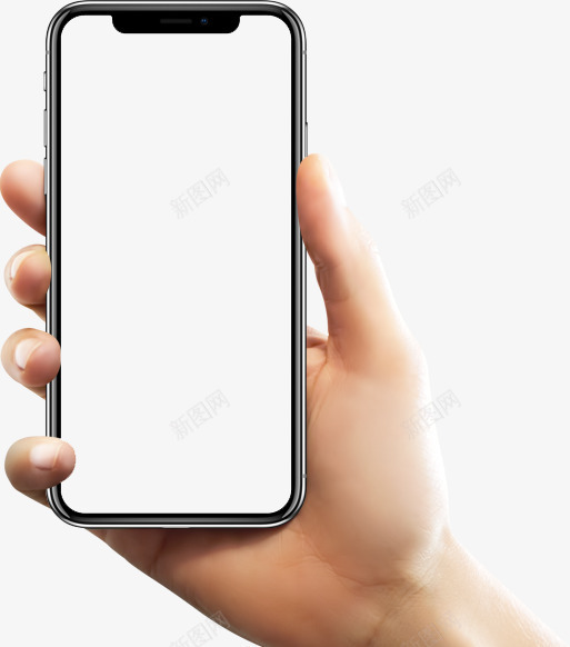 卡通黑屏手机和手png免抠素材_新图网 https://ixintu.com 免抠图 手 手机 抠图 插画 装饰画 黑屏手机