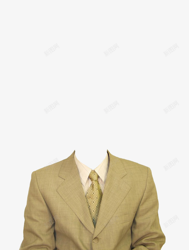 西服模板png免抠素材_新图网 https://ixintu.com 工作 正式 西服 证件