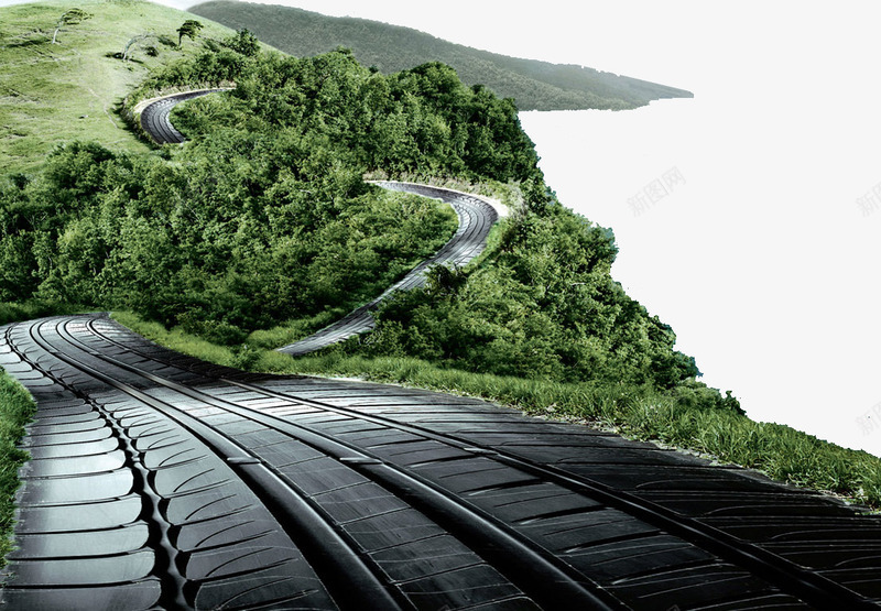 橡胶轮胎道路森林png免抠素材_新图网 https://ixintu.com 森林 橡胶 轮胎道路