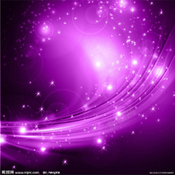 紫色丝线星光海报背景七夕情人节素材