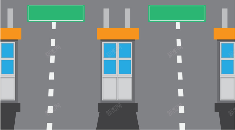 汽车专用车道png免抠素材_新图网 https://ixintu.com 创意 汽车 滚轮 矢量PNG 线路 车道 颜色
