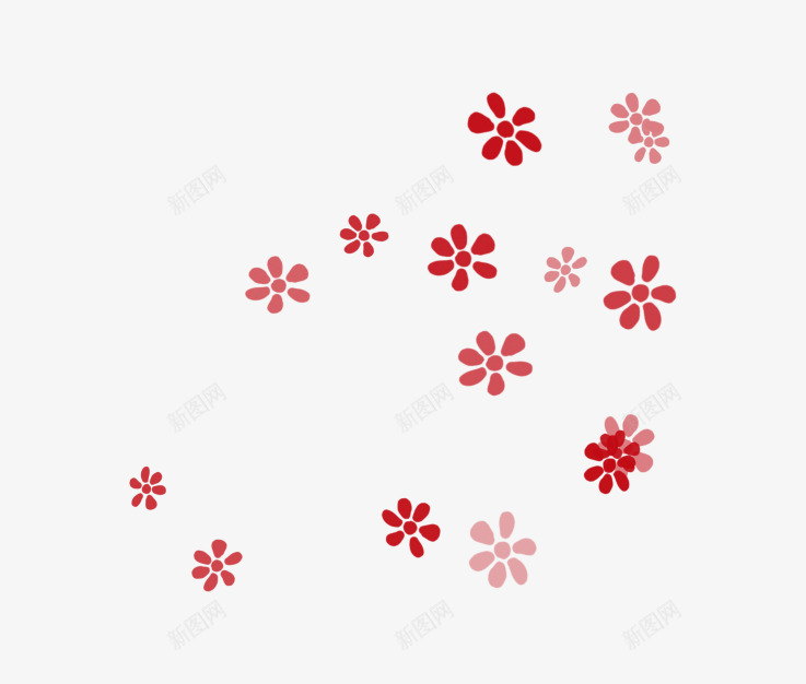 花朵装饰背景纹理png免抠素材_新图网 https://ixintu.com 元宵节 情人节 春天 春季 节日 节日素材