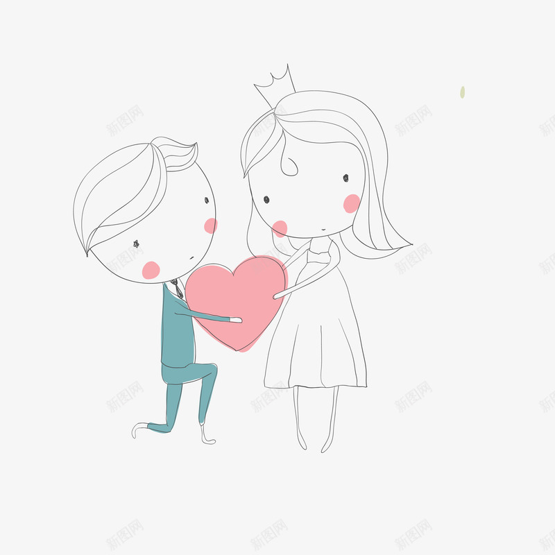 情侣求婚案矢量图ai免抠素材_新图网 https://ixintu.com 卡通 幸福 恩爱 情人节 情侣 求婚 求爱 甜蜜 绿色情人节 美满 表白 装饰 矢量图