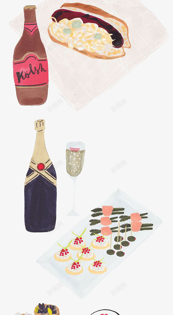 日本美食png免抠素材_新图网 https://ixintu.com 卡通 寿司 手绘 插画 文艺 料理 日式 清新 美食