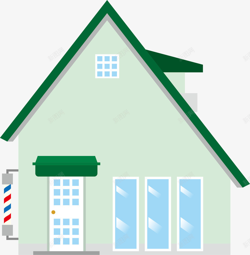 绿色超市图标png_新图网 https://ixintu.com 便利超市 便利超市logo 小型超市 清新 绿色 超市