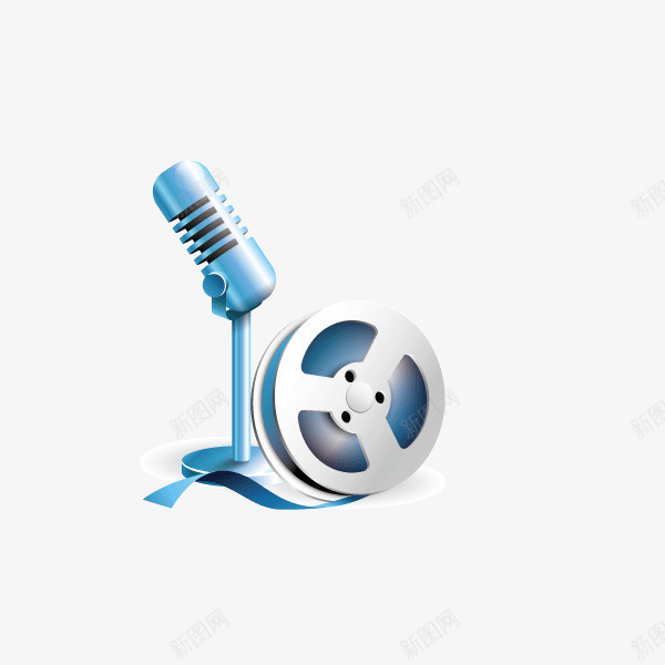日常用品话筒影像娱乐png免抠素材_新图网 https://ixintu.com 娱乐 影像 日常用品 话筒