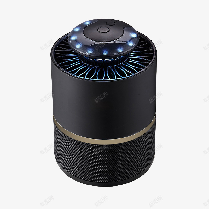 高科技感驱蚊器png免抠素材_新图网 https://ixintu.com 流线外观 科技蓝光 防蚊 高效灭蚊