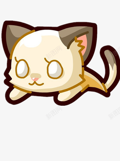 打瞌睡的小猫png免抠素材_新图网 https://ixintu.com 动物 卡通 素材