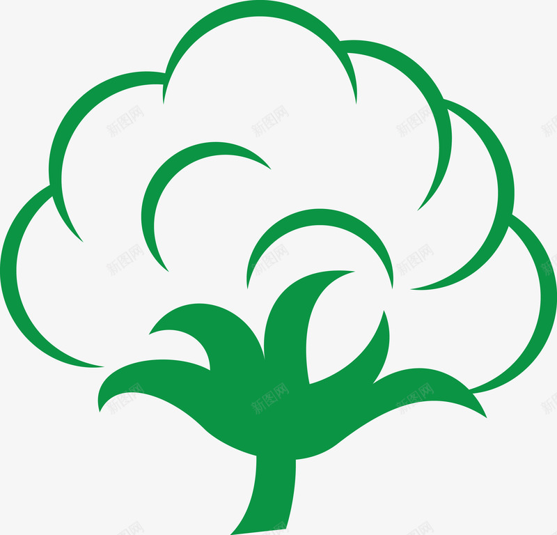 绿色盛开的棉花花朵图png免抠素材_新图网 https://ixintu.com 农作物 彩棉棉花 彩色棉花 服装 材料 棉花 棉花图 植物 矢量棉花 纺织 花 花朵