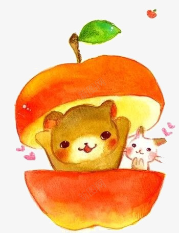 水彩手绘猫咪图案png免抠素材_新图网 https://ixintu.com 动物 小清新 手绘 水彩