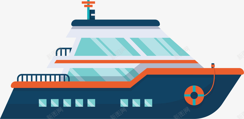 度假旅游水彩插画装饰png免抠素材_新图网 https://ixintu.com Q版白色游艇 交通工具 卡通插画 度假旅游 插画 水彩插画 游艇 邮轮