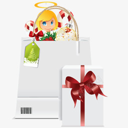 礼盒袋子png免抠素材_新图网 https://ixintu.com 礼盒 纸袋 蝴蝶结 袋子