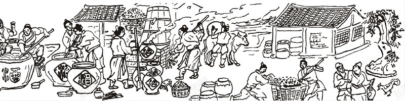 古法酿酒图png免抠素材_新图网 https://ixintu.com 古法酿酒 古法酿酒图 古法酿酒矢量 古法酿酒过程 酿酒插画 酿酒过程