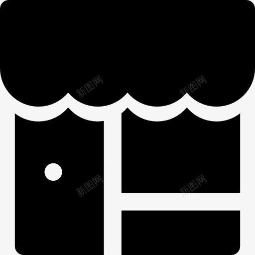 店图标png_新图网 https://ixintu.com 商业 市场 建筑 购物 超市 销售