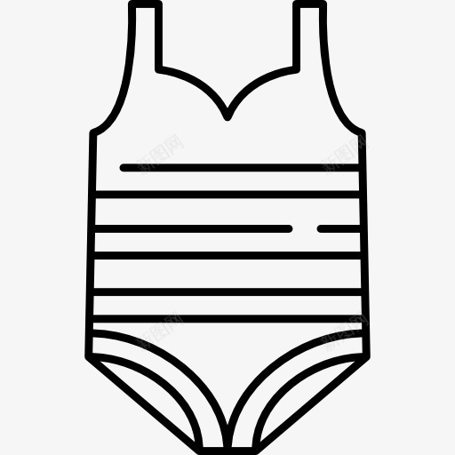 女士泳装图标png_新图网 https://ixintu.com 夏天 时尚 游泳 游泳池